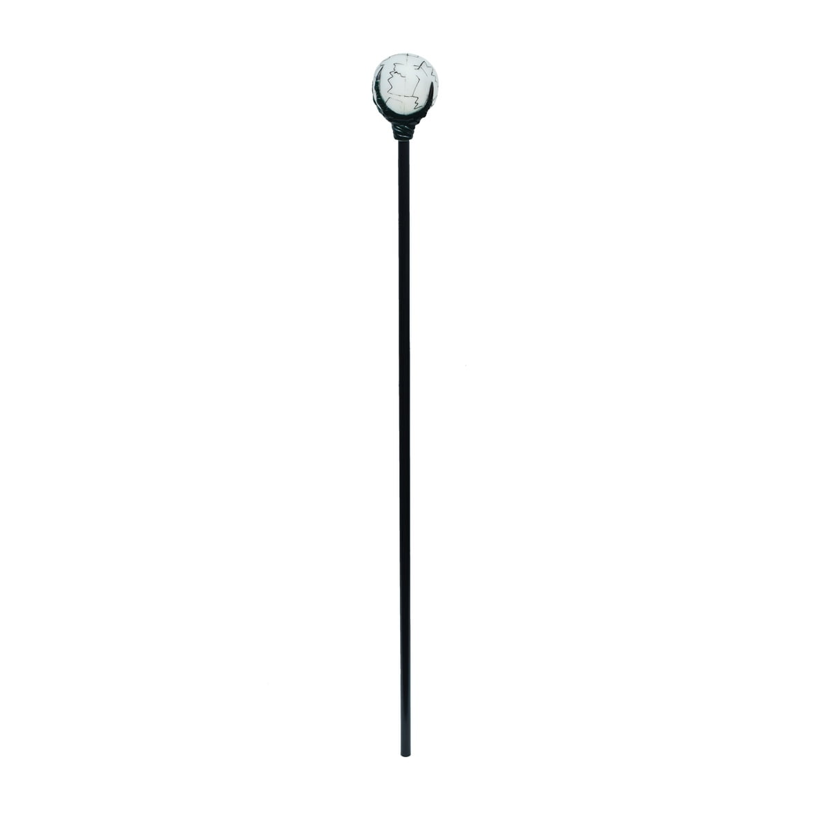 Wizard Crystal Ball Walking Stick Magic Wand Cane Staff Halloween Costume Accessory