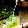 thumbnail image 3 of Qucyy Cuillère à Café en Acier Inoxydable pour Mélanger Cocktails - Cuillère à Sel et Condiments - Réutilisable - Ensemble de 4 (7,6 Pouces) Poignée Épaisse, 3 of 5