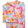 thumbnail image 3 of Jessica Simpson Girls' Long Sleeve Rashguard One-piece Swimsuit, Sizes 4-16, 3 of 6