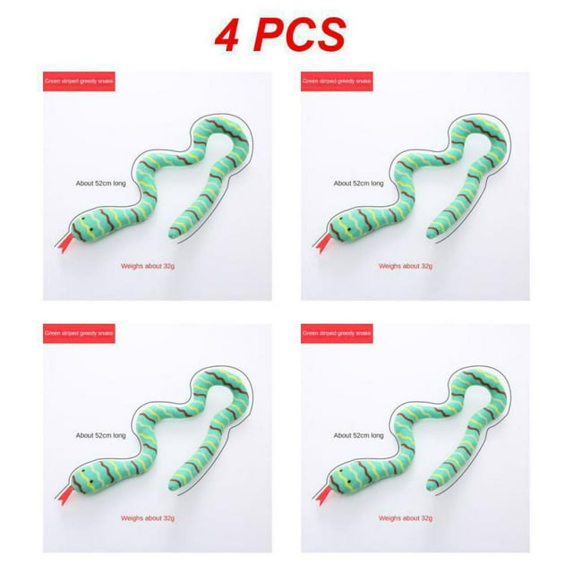 1~8PCS Cartoon Pet Cat Toy Stick Rod Mouse Toy with Mini Bell Cat Catcher Teaser Interactive Cat Toy Kitten 懈谐褉褍褕泻懈 写谢褟 Style C 4pcs