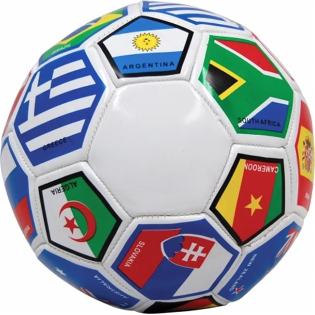 Premium 060300 Regulation Soccer Ball, Size 5, Blue, Green and White