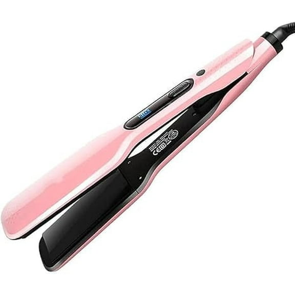 LuxeGlide Pro 2-in-1 Smart Styler | Ionic-Ceramic Plates, 3D Anti-Scald & LED Digital Display for Curl/Straight Dual Styles