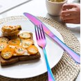 thumbnail image 3 of Silverware Flatware, Stainless Steel Cutlery Eating Utensils, Mirror Finished, Dishwasher Safe, 3 of 6