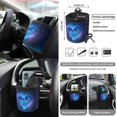 thumbnail image 5 of Uorisanigo Dophin Car Seat Cover Full Set Car Accessories Elegant Seat Covers for Cars Front Rear Seats Cover Soft Steering Wheel Belt Auto Air Conditioner Storage Auto Trash Can Gift for Her, 5 of 7