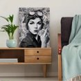 thumbnail image 5 of Qisvanset Retro Woman With Goggles Art Canvas Print 15.75x11.81 Inches, 5 of 8