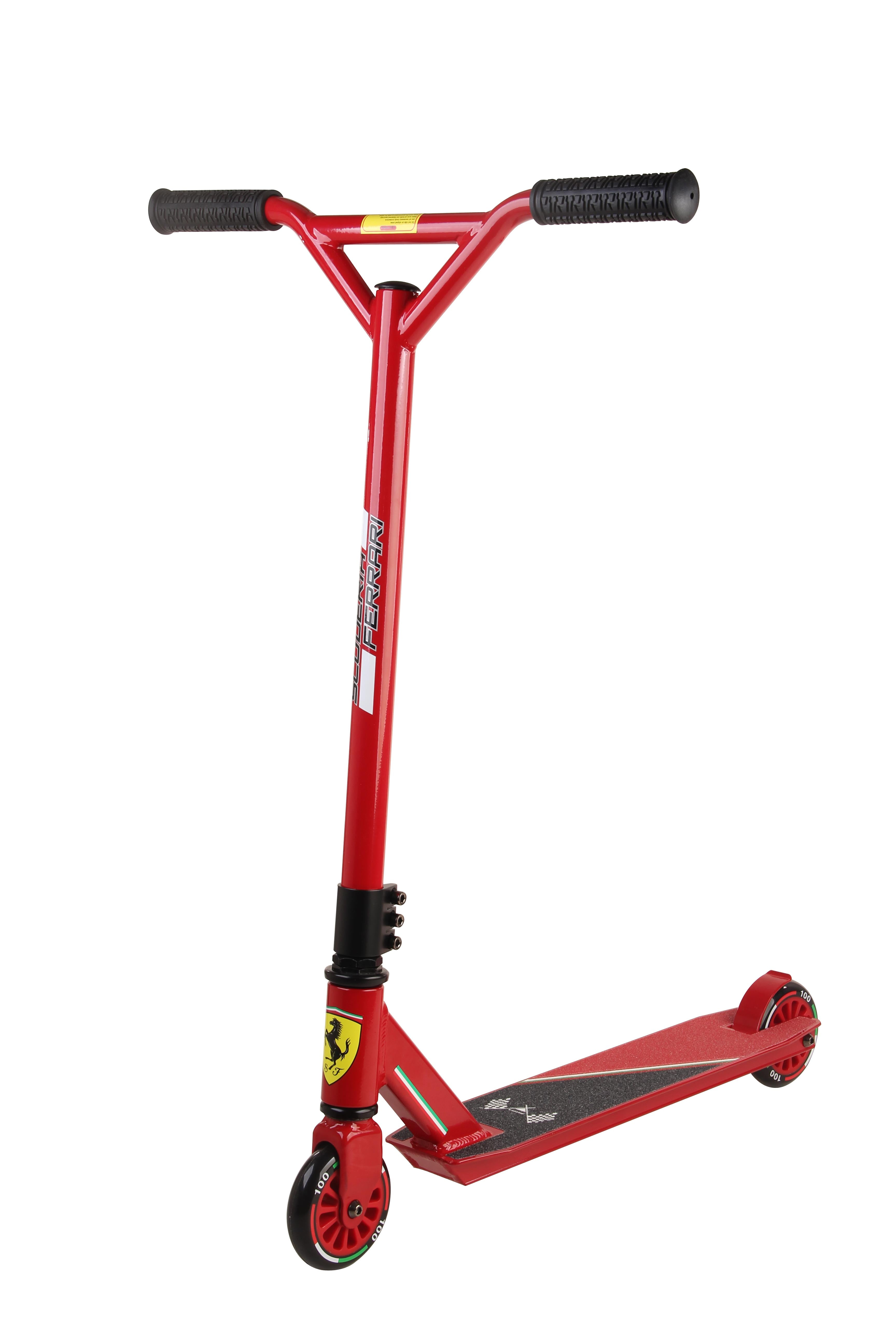 Ferrari Freestyle Trick Scooter Two Wheel Stunt Scooter for Kids and Youth 