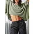 thumbnail image 4 of Camisas de verano Dokotoo para mujer, talla grande, crop top 2025, 4 of 6