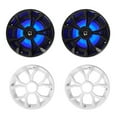 thumbnail image 4 of (2) Rockville 700w 6.5" LED 360° Swivel White Aluminum Wakeboard Tower Speakers, 4 of 26