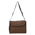 thumbnail image 2 of Wheelchair Bag, Quilted Cotton Wheelchair Hanging Storage Bag Multipurpose Convenient Lightweight  For Trolley Brown, 2 of 8