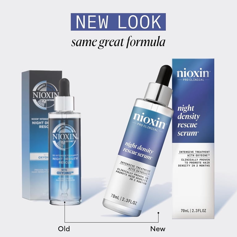 Nioxin, Night Density Rescue Serum, 2.3 oz, promotes thicker hair