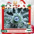 thumbnail image 4 of Geemuslly Prelit Snow Flocked Artificial Full Christmas Tree 7ft with LED-lit, Hinged Pine Christmas Tree with Warm White Lights,Includes Stand for Holiday Décor, 4 of 10