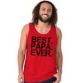 thumbnail image 3 of Best Papa Ever Worlds Greatest Dad Tank Top Sleeveless Tee Men Brisco Brands M, 3 of 5