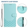 thumbnail image 2 of ELEHOLD Case for Google Pixel 9 Pro XL, RFID Leather Wallet Stand Case with Long Shoulder & Wrist Strap,Wireless Charging,Mint, 2 of 8