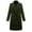 Army Green, variant on Women's Elegant Peak Lapel Over Coat Double Breasted Casual Fall Top Long Outerwear Long Sleeve Wool Blend Trench Coat Slim Fit Pea Coat Fashion Thick Dressy Burgundy 12