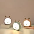 thumbnail image 3 of Linda mascota ciervo noche luz USB carga oscurecimiento conejo toque, 3 of 8