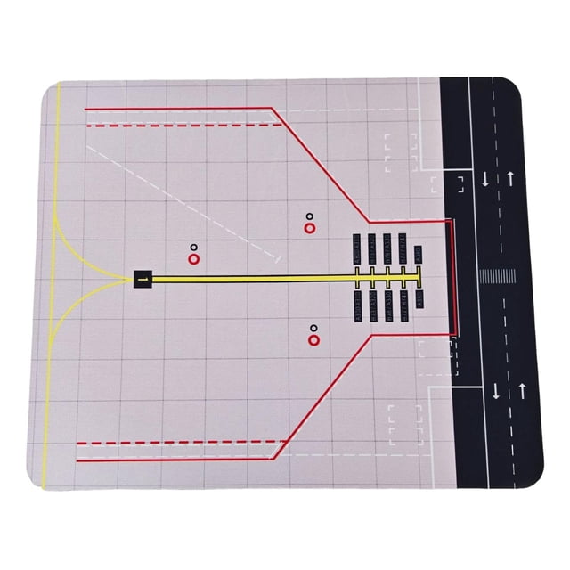 Tapete de estacionamiento para exhibición de modelos de aviones, escala 1:200, para modelos de aviones fundidos a presión