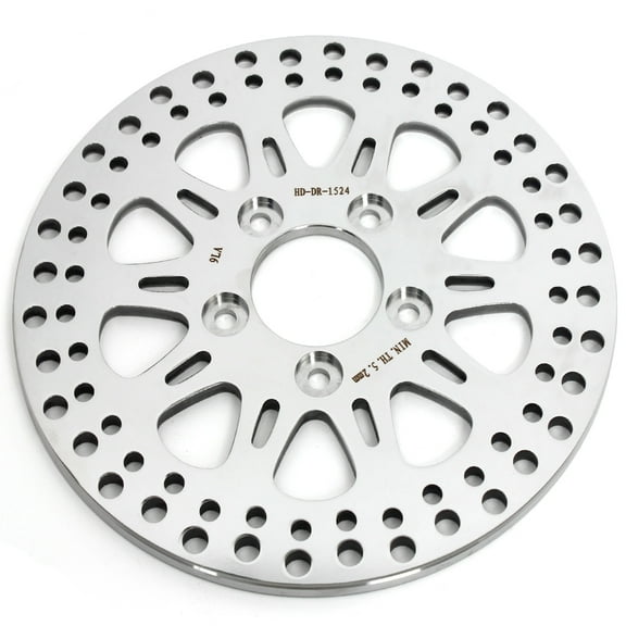 Polished Rear Brake Rotor Disc for Harley XL1200C Sportster Custom XL883N XL883R 11-21