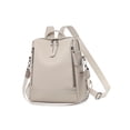 thumbnail image 4 of Women'S Simple PU Large-Capacity Solid Color Shoulder Bag, Casual Style Backpack with a College Vibe., 4 of 7