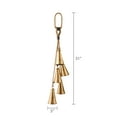 thumbnail image 5 of Metal Bells Hanging Christmas Decoration, Antique Gold, 32", by Holiday Time, 5 of 5