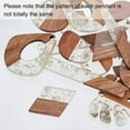 thumbnail image 4 of 1Box Resin Wooden Pendants Mixed Color, 4 of 6