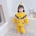 thumbnail image 1 of Pijamas de Navidad para niñas, cárdigan con relleno de terciopelo, ropa para el hogar, otoño e invierno, conjuntos de franela, novedad, 1 of 3