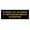 Black Gold, variant on Basic Please Let Us Know If Restroom Needs Attention Sign (Black) - Medium