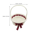 thumbnail image 2 of TABLZONE Cesta Multiusos Tejida Con Asa Para Pan Dulces Y, 2 of 8
