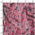 thumbnail image 2 of Soimoi Polyester Fleece Orange Fabric By the Yard - 56 Inch Wide - Texture Elegance Fabric - Nature-Inspired and Whimsical Patterns for Apparel and Home Decor Printed Fabric, 2 of 6