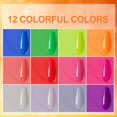 thumbnail image 2 of Set de polvos acrílicos Morovan 12 colores que brillan en la oscuridad, 2 of 7