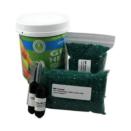 2PC Veggie & Herb Fertilizer/Micronutrient Essentials for Gardens and