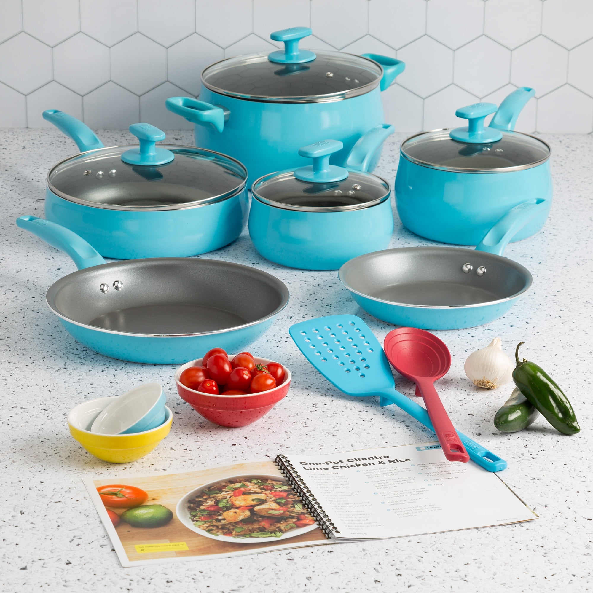 Tasty 6 Piece Premium Stainless Steel Cookware Set Dishwasher Safe for sale  online