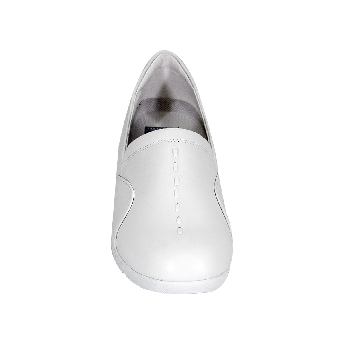 24 HOUR COMFORT Mandy Wide Width Professional Sleek Shoe WHITE 11