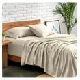 thumbnail image 2 of Twin XL Sheet Set - College Dorm Size - Luxury 1800 Ultra-Soft Microfiber Twin Extra Long Bed Sheets - Deep Pockets - Easy Fit - Extra Soft - 3 Piece Set - Bed Sheets (Twin XL, Sand), 2 of 9