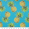 thumbnail image 3 of Berkshire Home 100% Polyester 54" Indoor/Outdoor Pineapple Teal Fabric, by the Yard, 3 of 5