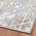 thumbnail image 4 of LUXE WEAVERS Abstract Textured Pattern Gold 5x7 Area Rug, Stain-Resistant Carpet, 4 of 7