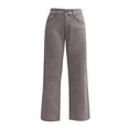 thumbnail image 4 of RYDCOT Mens Low Rise Stretch Relaxed-Fit Workwear Carpenter Jeans Straight Leg Washed Retro Denim Pants Gray, 4 of 9