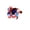 C, variant on huayou Independence Day Colorful Patriotic Glitter Tassel Hair Ball, 250th anniversary Day Party Home Decor, for Hair Shoes Hat Ties Gifts Clothes