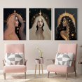 thumbnail image 2 of Impresión de póster de diosa Celestial, pintura de lienzo de bruja de estética oscura, Art Nouveau, Luna y estrellas, decoración de pared para sala de estar, 2 of 4
