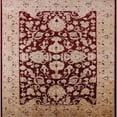 thumbnail image 1 of Ahgly Company Machine Washable Indoor Square Industrial Modern Saffron Red Area Rugs, 3' Square, 1 of 7