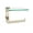 Polished Nickel, variant on Alno A6465R-PN Linear 6" Wide Solid Brass Euro Modern Right Hand Slide Bar Toilet Paper