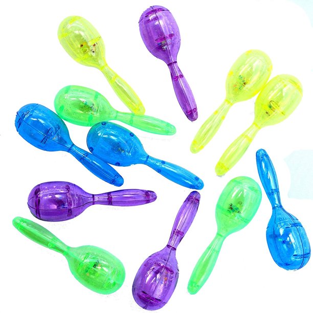 Dazzling Toys Glitter Maracas 12 Pack D028 