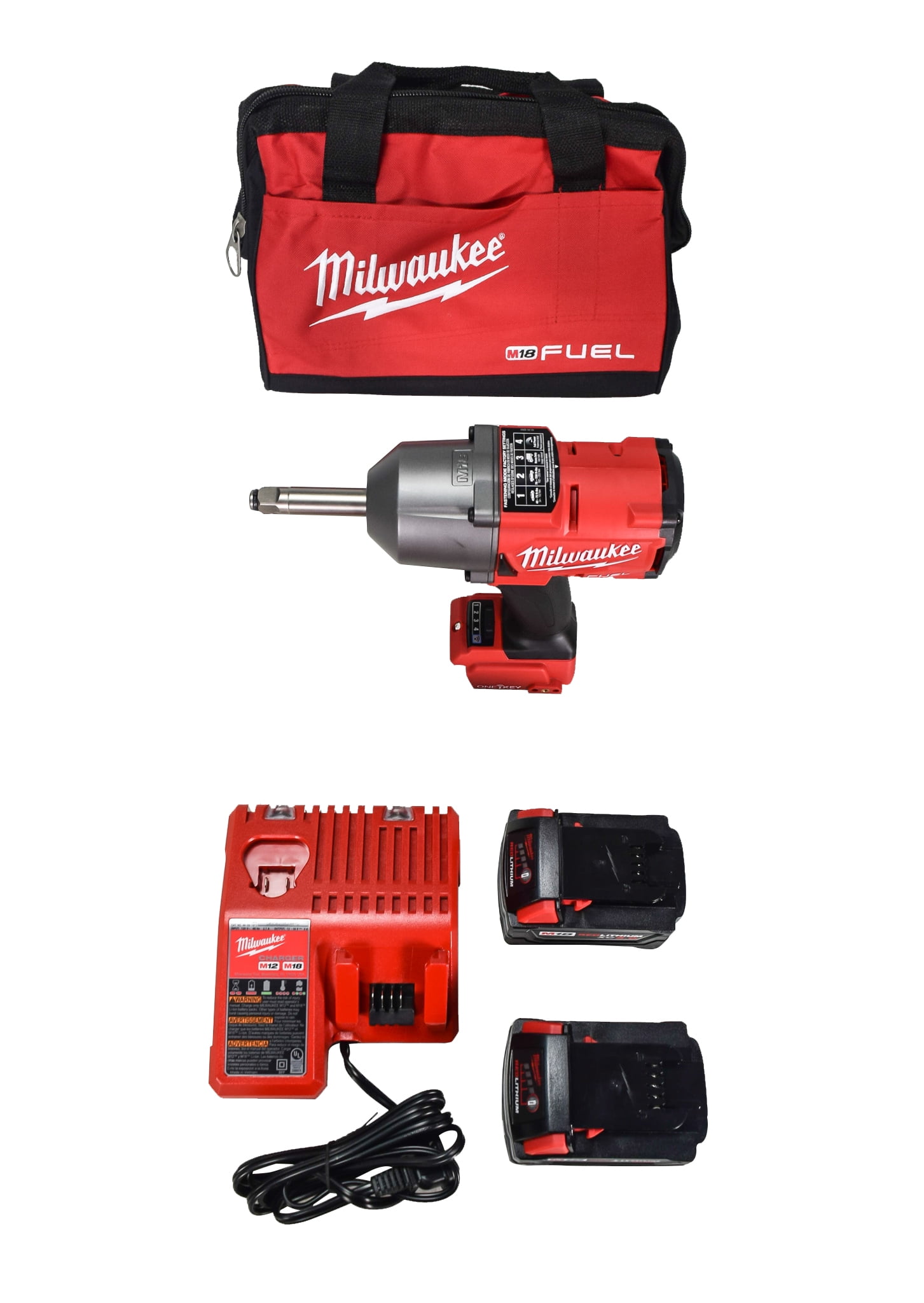 Milwaukee 276922 M18 1/2 Ext. Anvil Controlled Torque Impact Wrench