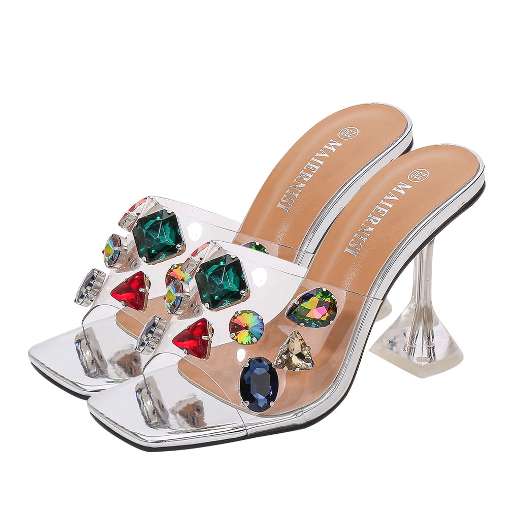 Frcolor High Heels Sandals Toe Clear Shoes Djibouti Ubuy