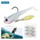 thumbnail image 5 of Wobblers swimbait cebos artificiales señuelos pesca suave 7-20g cabeza plantilla con t cola () blanco, 5 of 9