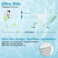 thumbnail image 4 of Ultra-Thin Toilet Bidet Attachment, Dual Nozzle Self Cleaning Bidet Toilet Non-Electric with Adjustable Water Pressure, 4 of 7