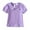 Purple, variant on Toddler Shirts T Shirt for Baby Girls Cotton T-Shirt Short Sleeve Tops Toddler Baby Announcement Tees Outfits Size 18 24 Months (Yellow,18-24 Months)