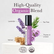 Pranarom Herbal Deodorant Roll-On 8ml Organic Lavender, Thyme & Vetiver Essential Oils, Natural Odor Neutralizer