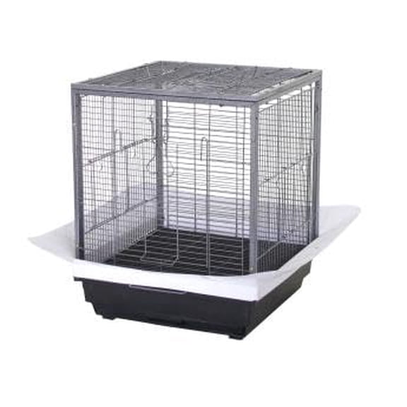 BouPower Small Bird Travel Cage,Lightweight Birds Starter Kit with Birdcages and Accessories,for Parakeets Lovebirds Parrotlets Finches Canaries