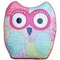 thumbnail image 3 of Cozy Line 14"x13" Cute Owl Pink Floral Shaped Novelty Décor Throw Pillow, 3 of 3