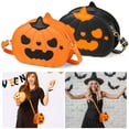 thumbnail image 3 of BadPiggies Pumpkin Crossbody Bag Purse for Women, Novelty Halloween Devil Shoulder Bag Treat Trick Handbag, 3 of 11